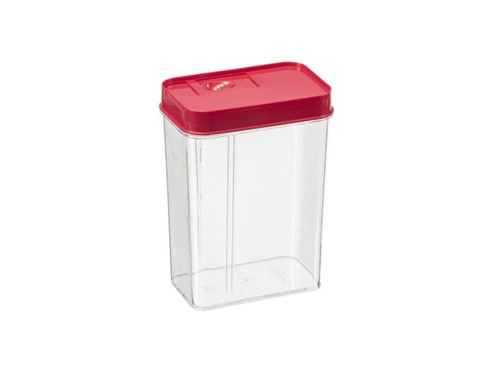 Pojemnik plastikowy PLAST TEAM 11780802 1.2 L Czerwony Typ Słój z kranikiem Tworzywo sztuczne Kategoria Pojemniki i puszki