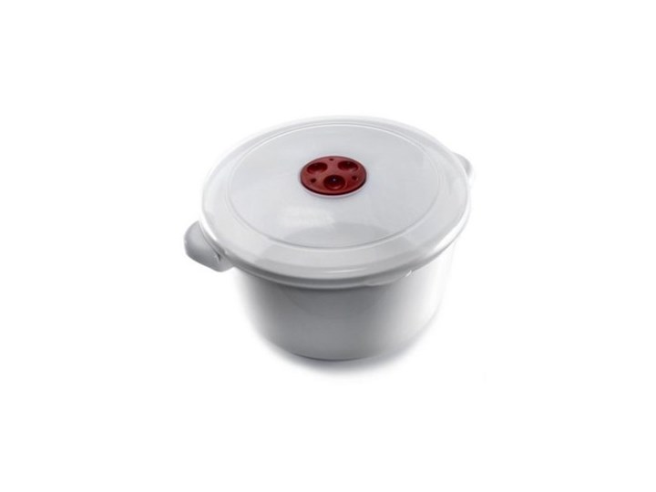 Pojemnik plastikowy EXPRESS 1.5 L Biały Żaroodporny Tworzywo sztuczne Na żywność Kolor Szary