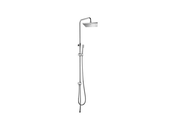 Zestaw prysznicowy ścienny OMNIRES Micro/K SYS z deszczownicą Chrom Wyposażenie Z wężem