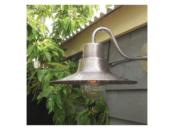 Sheldon Ogrodowa Elstead SHELDON AN 29cm srebrny Kinkiet ogrodowy Kategoria Lampy ogrodowe Kolor Szary