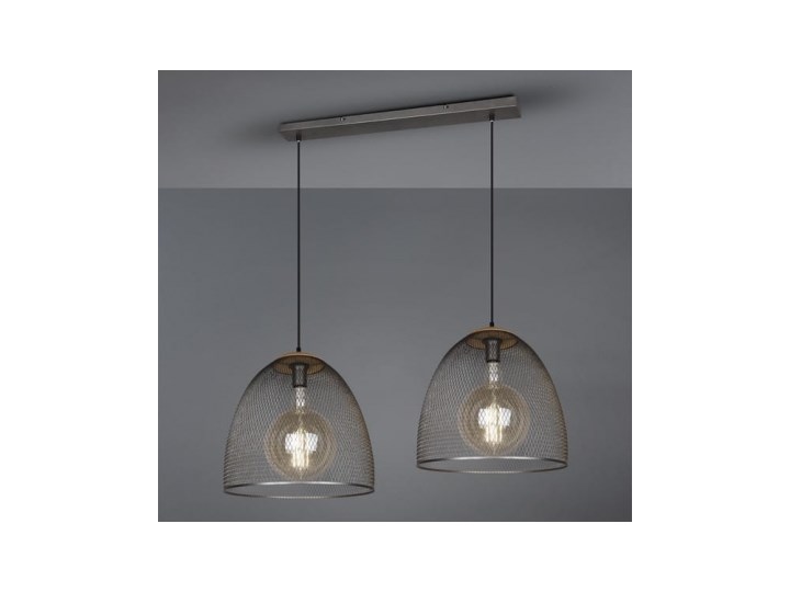 Ivar Wisząca Trio 309000267 Drewno Metal Beton Styl Skandynawski Lampa inspirowana Lampa z kloszem Szkło Styl Industrialny