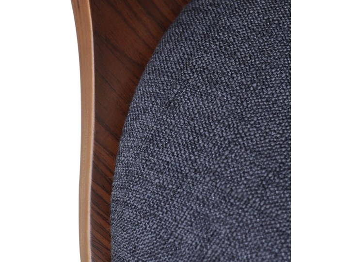 vidaXL Krzesła do jadalni, 6 szt., ciemnoszare, gięte drewno i tkanina Szerokość 53 cm Głębokość 45 cm Typ Tapicerowane Wysokość 76 cm Wysokość siedziska 49 cm