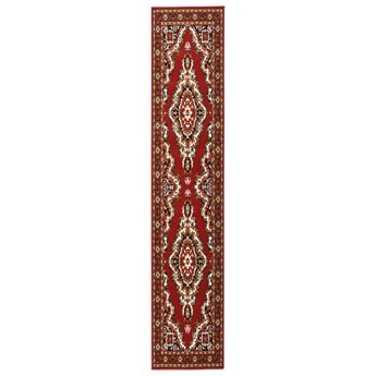 vidaXL Chodnik dywanowy, BCF, orientalny czerwony, 60x450 cm