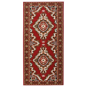 vidaXL Chodnik dywanowy, BCF, orientalny czerwony, 100x200 cm