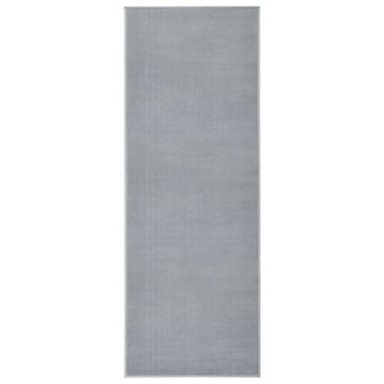 vidaXL Chodnik dywanowy, BCF, szary, 100x250 cm
