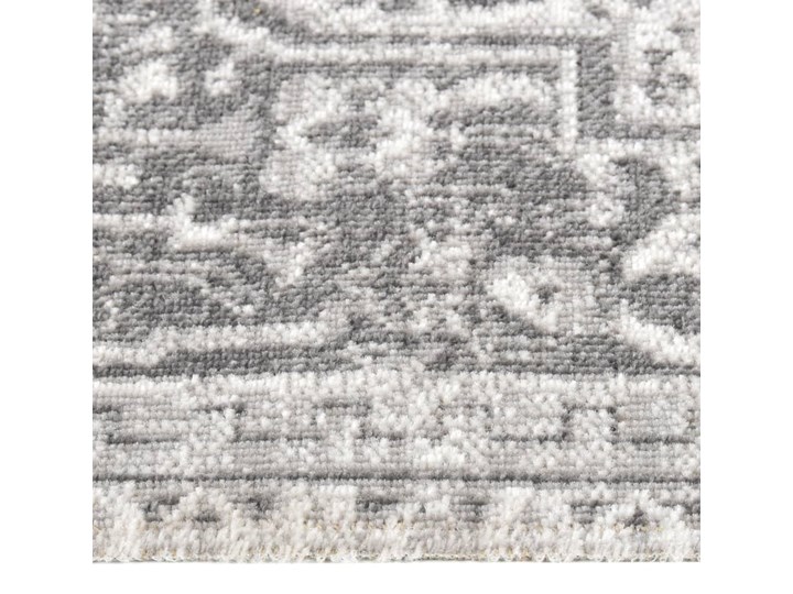 vidaXL Dywan zewnętrzny o płaskim splocie, 80x150 cm, jasnoszary Syntetyk Dywany Dywaniki Pomieszczenie Balkon i taras
