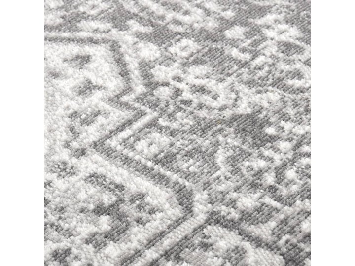 vidaXL Dywan zewnętrzny o płaskim splocie, 80x150 cm, jasnoszary Dywany Dywaniki Syntetyk Pomieszczenie Balkon i taras