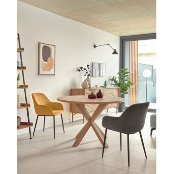 Stół do jadalni - argo - naturalny - drewno - nowoczesny