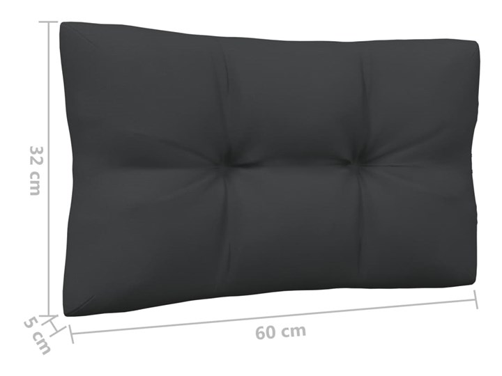 vidaXL 6-cz. ogrodowy zestaw wypoczynkowy, antracytowe poduszki, sosna Zestawy wypoczynkowe Drewno Tworzywo sztuczne Kategoria Zestawy mebli ogrodowych Zawartość zestawu Sofa