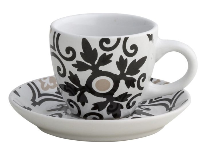 Zestaw 2 kamionkowych filiżanek do espresso Brandani Alhambra