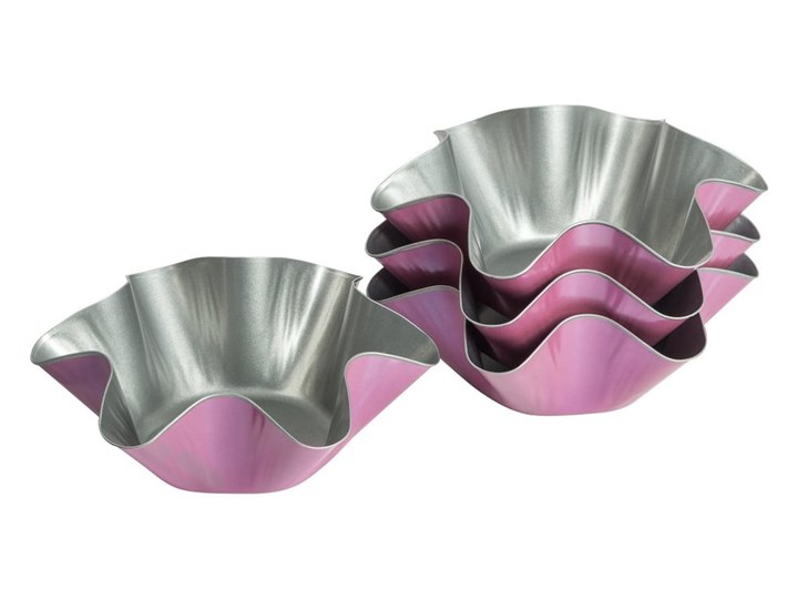 Zestaw 4 różowych foremek do pieczenia Zenker Creative, ø 16,5 cm Kategoria Formy i foremki Kolor Szary