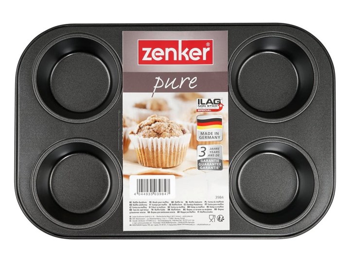Forma na 6 muffinów Zenker Pure Kategoria Formy i foremki Kolor Szary