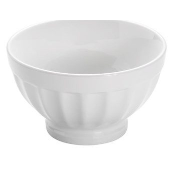 Biała porcelanowa miska Maxwell & Williams Basic Ribbed, ø 10,5 cm