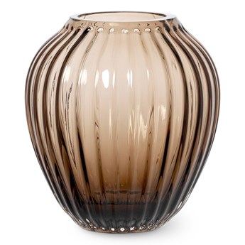 Brązowy szklany wazon Kähler Design Hammershøi, wys. 14 cm