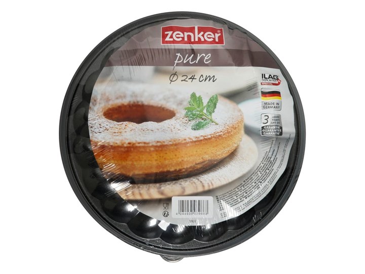 Tortownica z wymiennym dnem Zenker Pure, ø 24 cm Do babki Kategoria Formy i foremki Tortownice Kolor Czarny