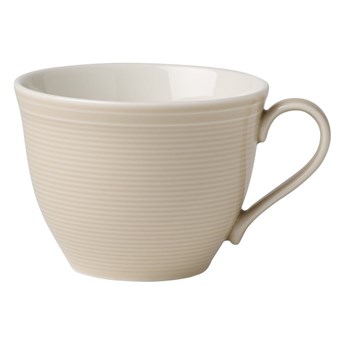 Biało-beżowa porcelanowa filiżanka do kawy Villeroy & Boch Like Color Loop, 250 ml