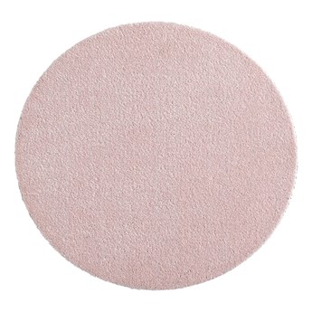 Różowa wycieraczka Hanse Home Soft and Clean, ø 75 cm