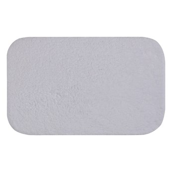 Biały dywanik łazienkowy Foutastic Organic, 50x80 cm