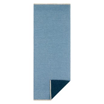 Niebieski dwustronny chodnik Hanse Home Duo, 80x200 cm