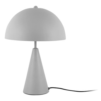 Szara lampa stołowa Leitmotiv Sublime, wys. 35 cm