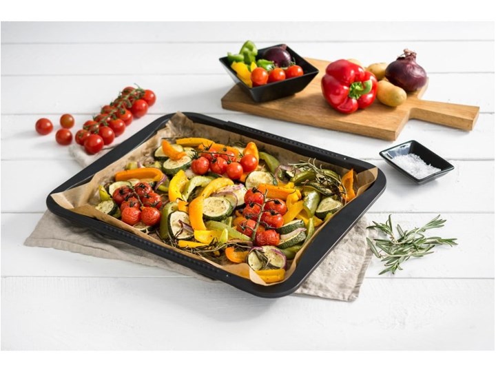 Regulowana blaszka do pieczenia Zenker Black, 34,5-52x33 cm Blacha Do ciasta Kategoria Formy i foremki