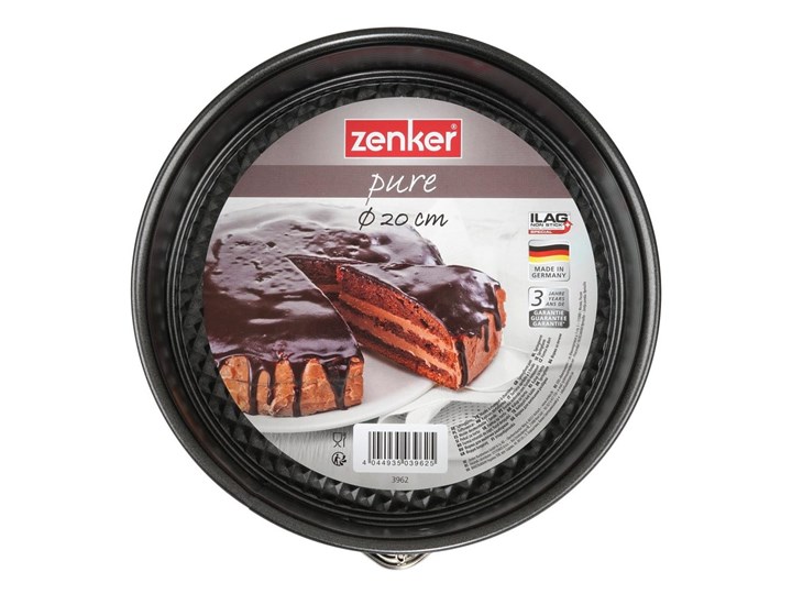 Tortownica Zenker Pure, ø 20 cm Kategoria Formy i foremki Tortownice Do ciasta Kolor Czarny