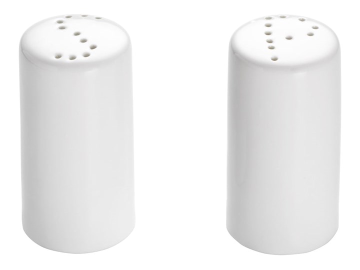 Biała porcelanowa solniczka i pieprzniczka Maxwell & Williams Basic Ceramika Kategoria Przyprawniki