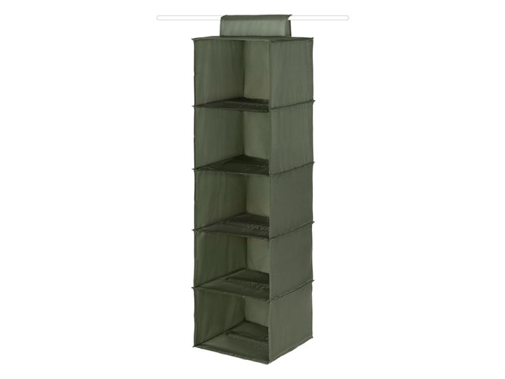 Ciemnozielony organizer do szafy z 5 przegródkami Compactor Basic Kategoria Organizery do szaf Kolor Szary