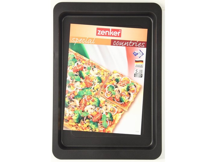 Blaszka do pieczenia pizzy Zenker Special Countries, 42x29 cm Do pizzy Kategoria Formy i foremki Kolor Szary