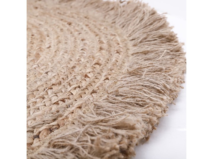 Naturalny ręcznie wykonany dywan z juty Nattiot Terra, ø 140 cm Okrągły 140x140 cm Juta Dywany Pomieszczenie Salon