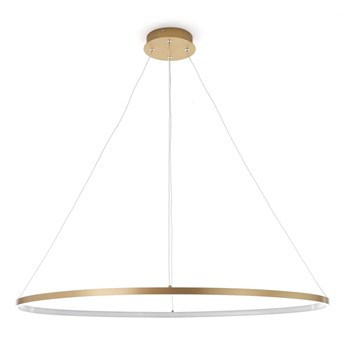 Lampa wisząca w kolorze złota Tomasucci Oval Ring, wys. 92 cm
