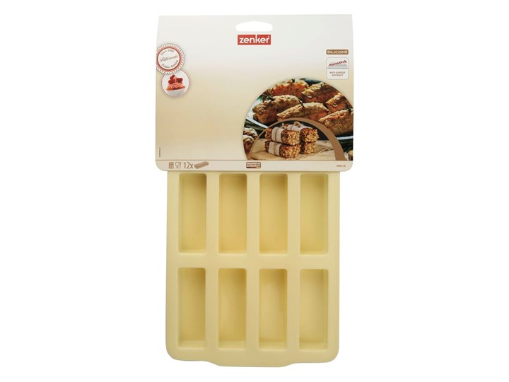 Żółta silikonowa forma do pieczenia Fackelmann Patisserie, 34x19 cm Kategoria Formy i foremki Kolor Żółty