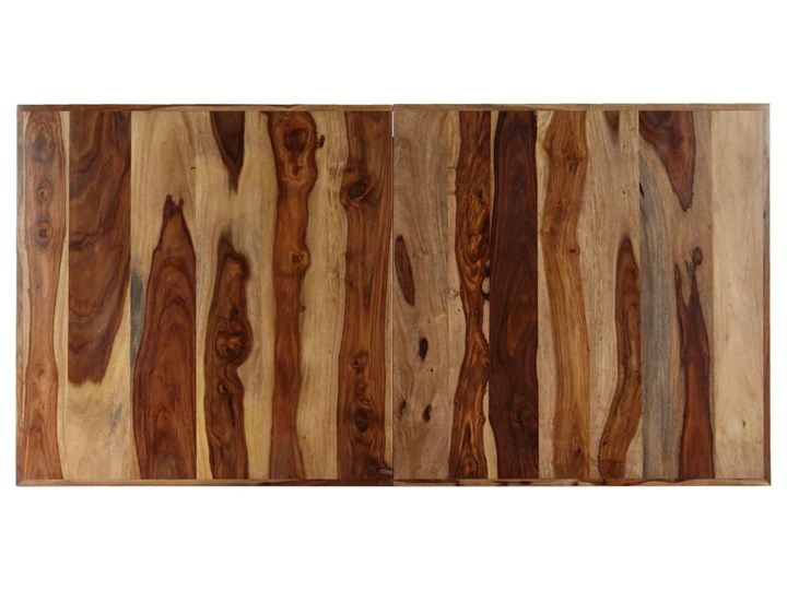 vidaXL Stół jadalniany, 140 x 70 x 75 cm, lite drewno sheesham Metal Stal Styl Industrialny