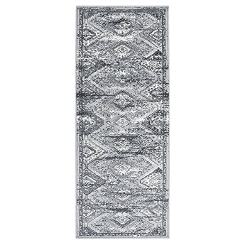 vidaXL Chodnik dywanowy, BCF, orientalny szary, 80x200 cm