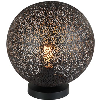 Lampa stołowa metalowa czarna Ø32x31 cm