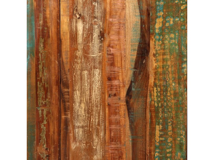vidaXL Stół jadalniany z litego drewna odzyskanego, 180 cm Drewno Stal Wysokość 76 cm Styl Vintage