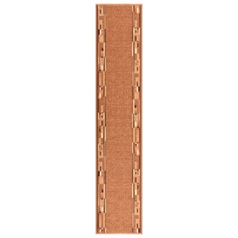 vidaXL Bieżnik dywanowy, brązowy, 67x350 cm, antypoślizgowy
