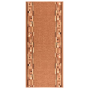 vidaXL Bieżnik dywanowy, brązowy, 80x200 cm, antypoślizgowy