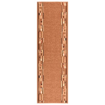 vidaXL Bieżnik dywanowy, brązowy, 100x300 cm, antypoślizgowy