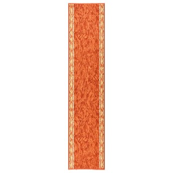 vidaXL Bieżnik dywanowy, terakotowy, 100x450 cm, antypoślizgowy