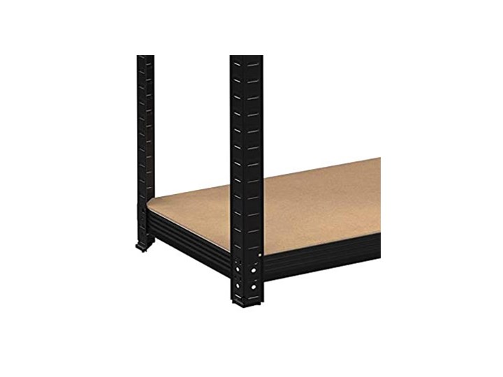 Regał magazynowy 5 poziomów czarny 180x90x40 nośność 875 kg Kategoria Witryny Wysokość 180 cm Szerokość 90 cm Kolor Brązowy