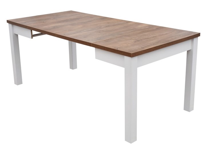 Stół Drewniany do Kuchni Jadalni do 10 Osób 90/190x90 Płyta MDF Drewno Średnica Wysokość 76 cm Płyta laminowana Kształt blatu Prostokątny
