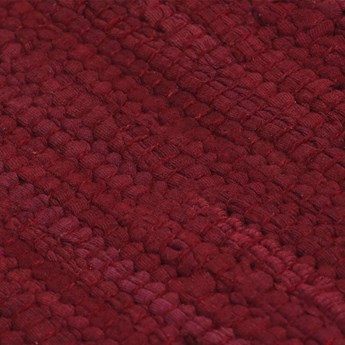 Bordowy dywan w stylu boho 80x160 cm - Kevis