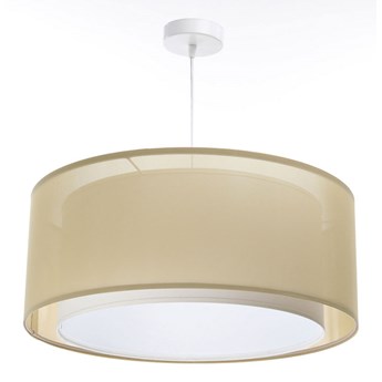 Oliwkowa lampa wisząca walec nad stół - S436-Estera