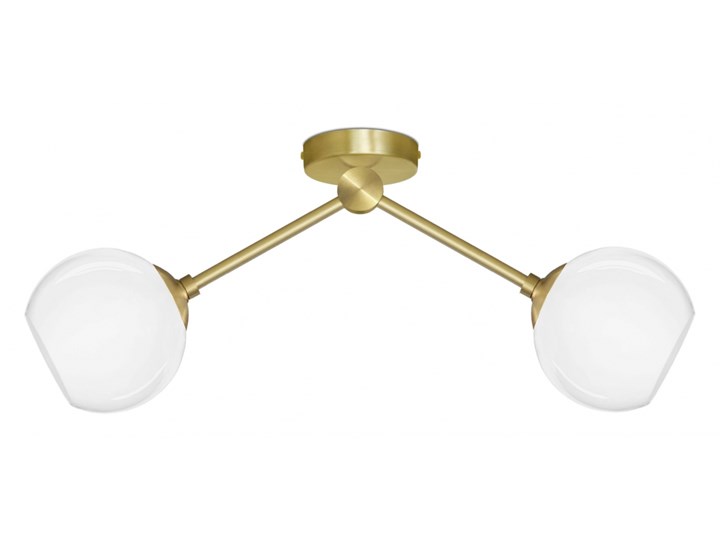 Krótka złota mosiężna lampa sufitowa G-S2K