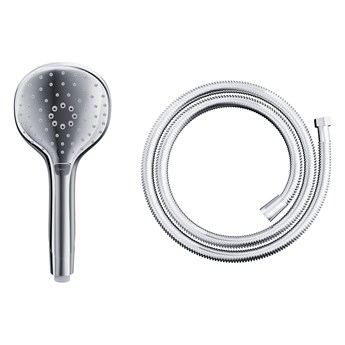 Słuchawka prysznicowa Corsan CMP002CH chrom z wężem prysznicowym CMW150