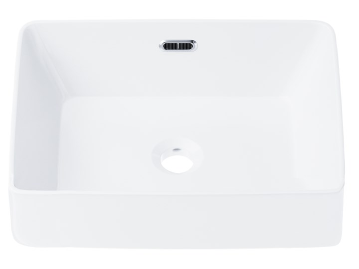 Wolnostojąca umywalka nablatowa Corsan 649957 prostokątna biała 40 x 30 x 16 cm Wolnostojące Ceramika Prostokątne Okrągłe Nablatowe Kolor Biały