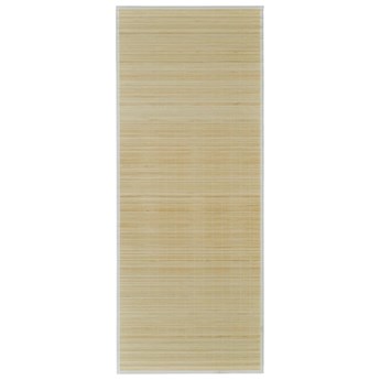 vidaXL Naturalny, prostokątny dywan bambusowy, 80 x 200 cm