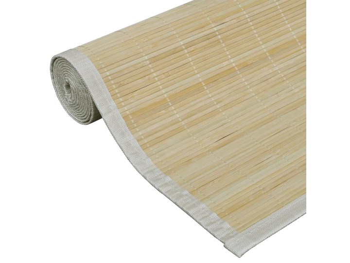 vidaXL Naturalny, prostokątny dywan bambusowy, 80 x 200 cm 80x200 cm Syntetyk Dywaniki Dywany Kategoria Dywany