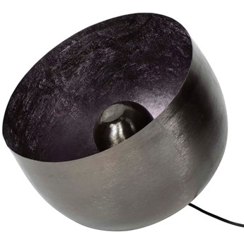 Lampa stołowa metalowa czarna 36x35 cm